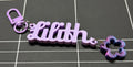3D Printed Name Keychain
