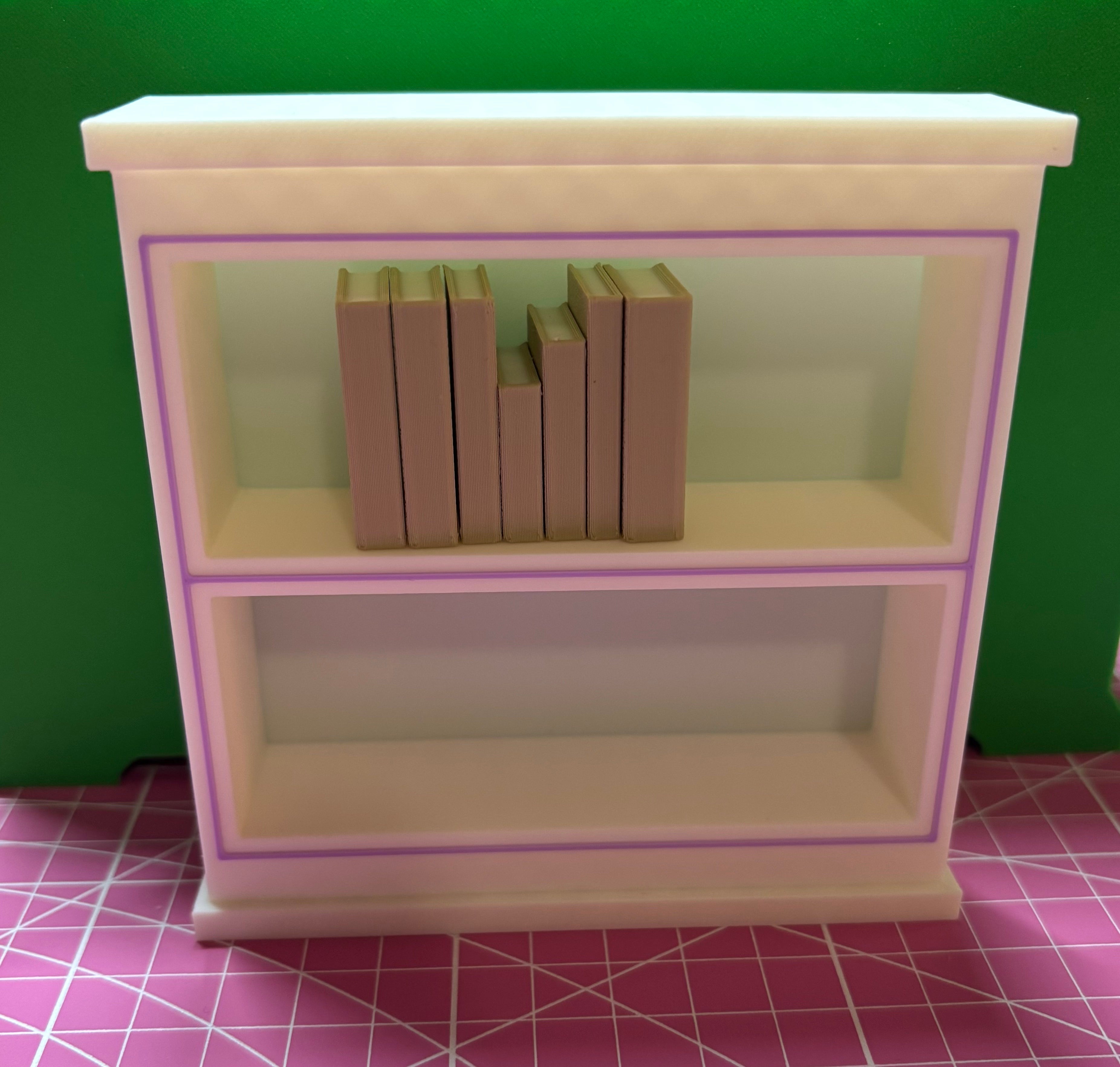 Mini Bookshelf & Books