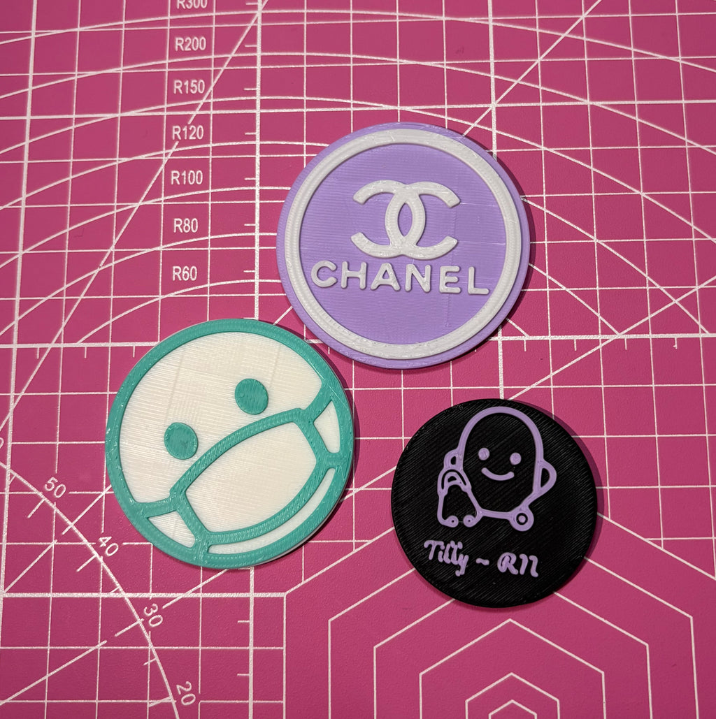 Badge Reel Decoration (incl. Reel)