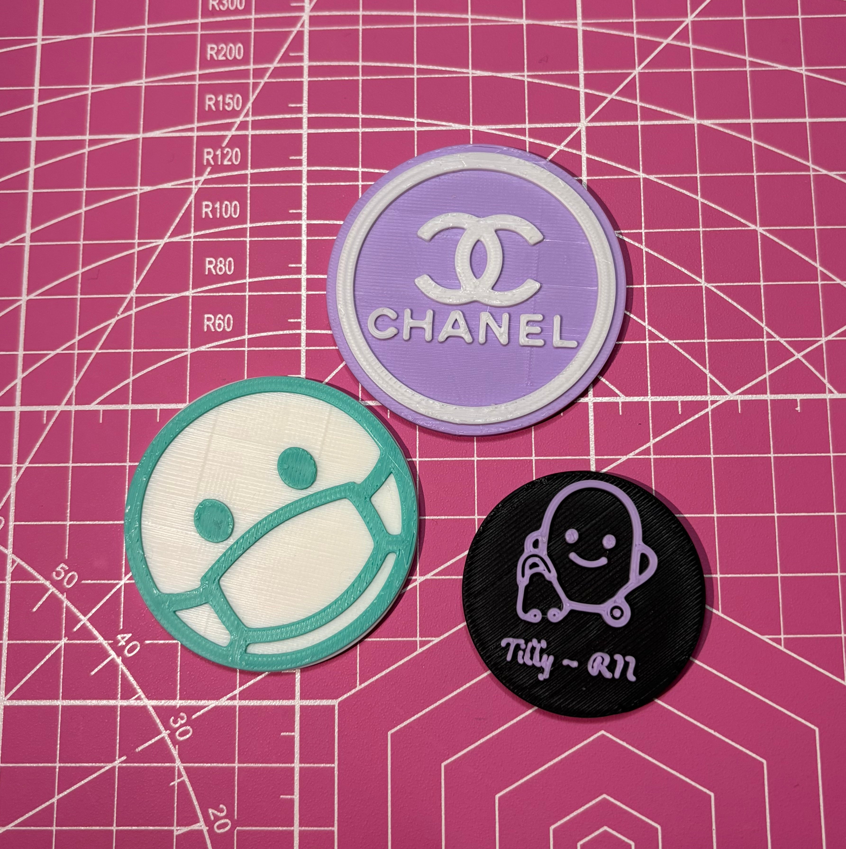 Badge Reel Decoration (incl. Reel)